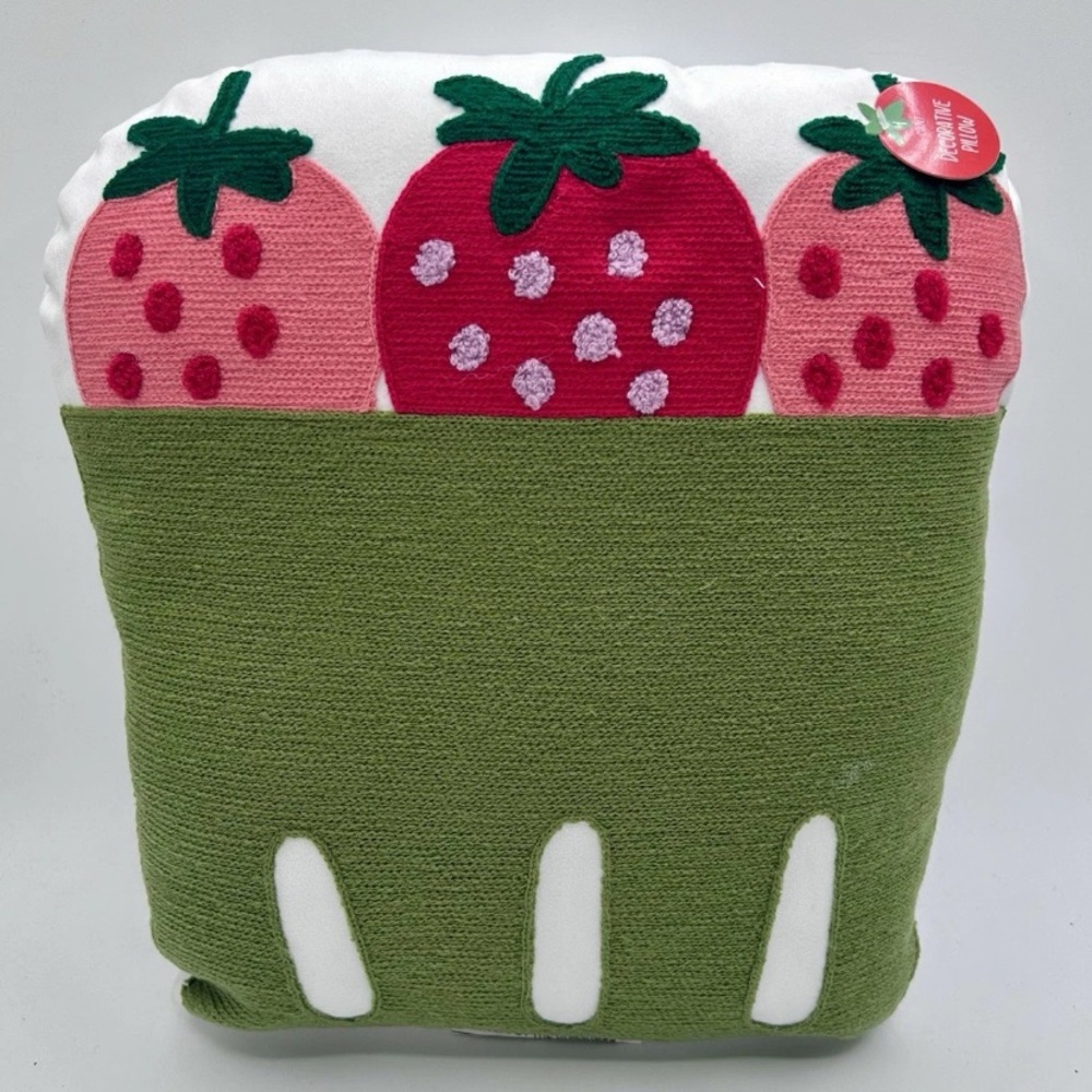 New Target Bullseye Strawberry Garden Pillow